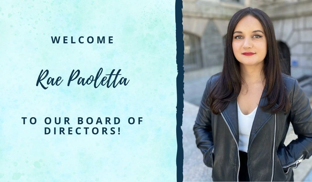 Welcoming Rae Paoletta to our Board of Directors